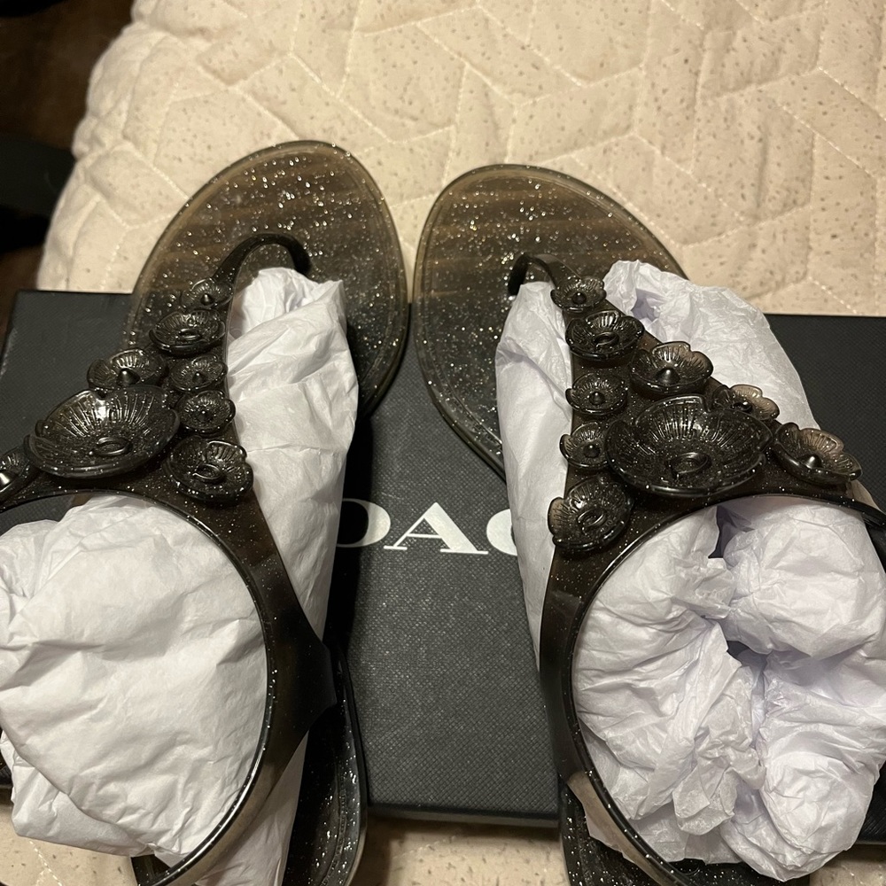 Brand New Coach Sandals.